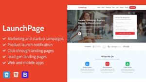 LaunchPage - Premium HTML Landing Page Template
