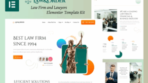 Law & Order - Law Firm and Lawyers Elementor Template Kit