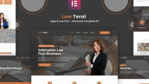 LawTeral - Legal & Law Firm Elementor Template Kit