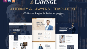 Lawgne - Attorney & Lawyers Elementor Template Kit