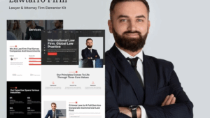 Lawtarro - Attorney & Law Firm Elementor Template Kit