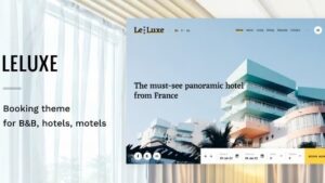 LeLuxe v.1.0.8 Hotel WordPress Theme
