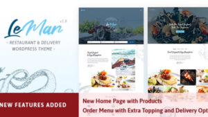 LeMar (v2.4) Seafood Restaurant WordPress Theme