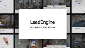 LeadEngine (v5.7) Multi-Purpose WordPress Theme with Page Builder (Activated)