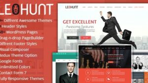 LeoHunt v1.0 Responsive MultiPurpose WordPress Theme