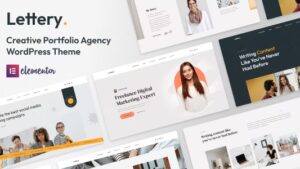 Lettery (v1.1.8) Creative Portfolio Agency WordPress Theme
