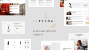 Letterz - Blog Magazine Elementor Template Kit