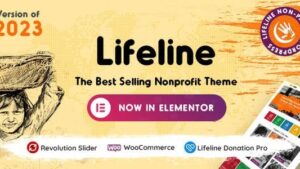 Lifeline (v9.8.2) NGO Charity Fund Raising WordPress Theme
