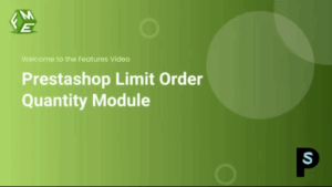 Prestashop Limit Order Quantity | Cart Quantity Module v1.0.3 prestashop-1.6-1.7-8.0