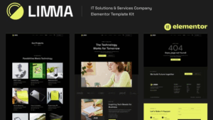 Limma - IT Solutions & Services Company Elementor Template Kit
