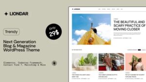 Liondar v1.1.2 Modern Magazine Theme