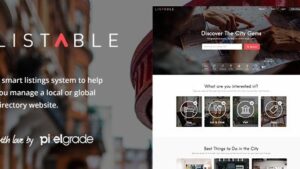 Listable (v1.15.6) A Friendly Directory WordPress Theme [Activated]