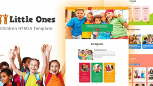 Little Ones v1.0 One Page Children/Daycare WordPress Theme