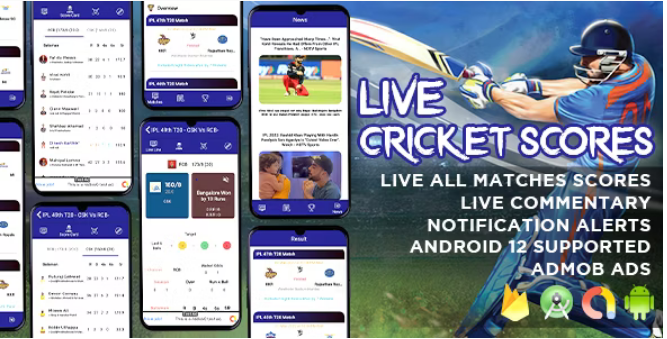 Live Cricket Score, Cricket Live Line Commentary, IPL Scores, Live ball by ball commentary v1.0.2