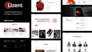 Lizent - Creative Digital Agency Elementor Template Kit