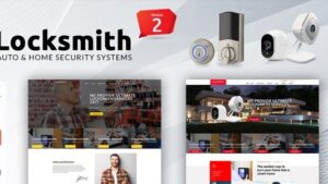 Locksmith v3.5 Security Systems WordPress Theme