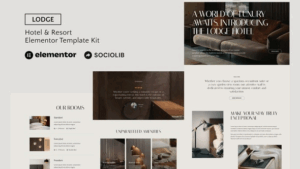 Lodge - Hotel & Resort Elementor Template Kit