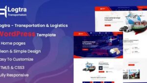 Logtra v1.0 Transportation & Logistics WordPress Theme