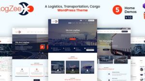 Logzee (v1.3) Logistics, Transportation, Cargo WordPress Theme
