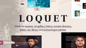 Loquet Museum & History WordPress Theme v1.1.3