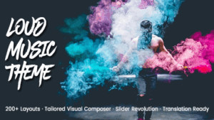 Loud v2.6.42 A Modern WordPress Theme For The Music Industry [Activated]