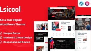 Lsicool (v1.1) AC & Car Repair WordPress Theme