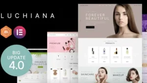 Luchiana (v4.31) Cosmetics Store & Beauty Shop WooCoomerce Theme