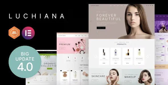 Luchiana (v4.31) Cosmetics Store & Beauty Shop WooCoomerce Theme