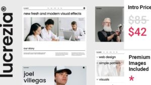 Lucrezia (v1.1) Creative Agency Theme