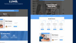 Lumb - Plumbing Service Elementor Template Kit