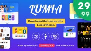 Lumia (v7.0.0) Multipurpose Shopify Theme OS 2.0 - Multilanguage - RTL Support