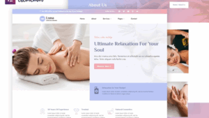 Luna - Spa & Wellness Elementor Template Kit