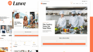 Luwe - Restaurant Elementor Template Kit