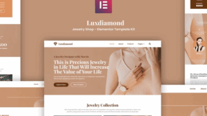 Luxdiamond - Jewelry Shop Elementor Template Kit