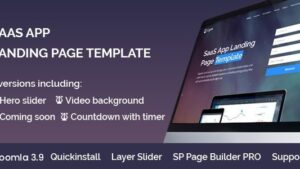 Lyra - SaaS App Landing Page Joomla Template