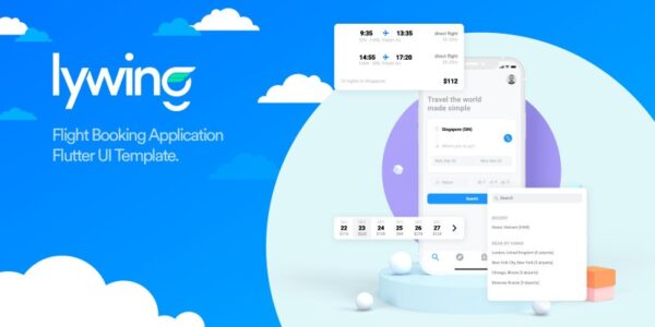 Lywing v1.0.3 Flutter UI Kit