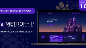 METROHYIP v1.0 Premium Theme For HYIPLab
