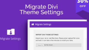 Migrate Divi Theme Settings v1.0.1 [Wp Zone]