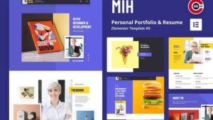 MIH - Personal Portfolio & Resume Template Kit