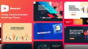 Maacuni v1.5 Multipurpose Creative Portfolio WordPress Theme