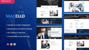 Macello - Business Consulting & Accounting Elementor Template Kit