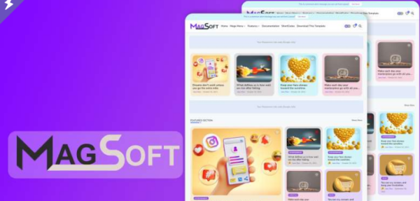 MagSoft v1.0.0 Magazine & Simple Blogger Template