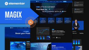 Magix - Saas & Tech Company Elementor Template Kit