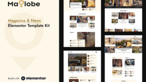 Maglobe - Magazine & News Elementor Template Kit [Activated]