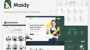 Maidy - Cleaning Service Elementor Template Kit