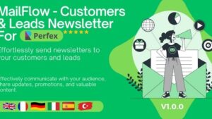 MailFlow v1.1.0 Customers & Leads Newsletter For Perfex CRM