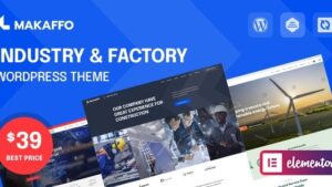 Makaffo (v1.1.9) Industry & Factory WordPress Theme