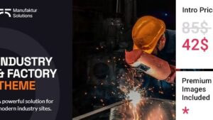 Manufaktur Solutions (v1.0.1) Industry and Factory Theme [Activated]