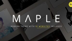 Maple (v5.4.9) Clean Minimal Multi-Purpose WordPress Theme