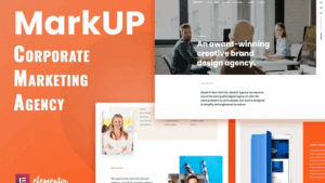 MarkUP - Corporate & Marketing Agency Elementor Template Kit